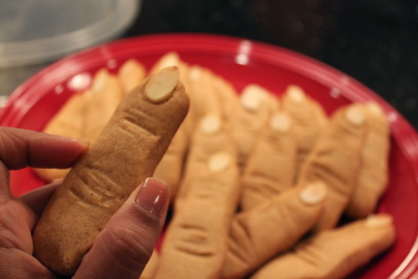 Sumee's Culinary Bites Spicy Spooky Finger Shaped Cookies