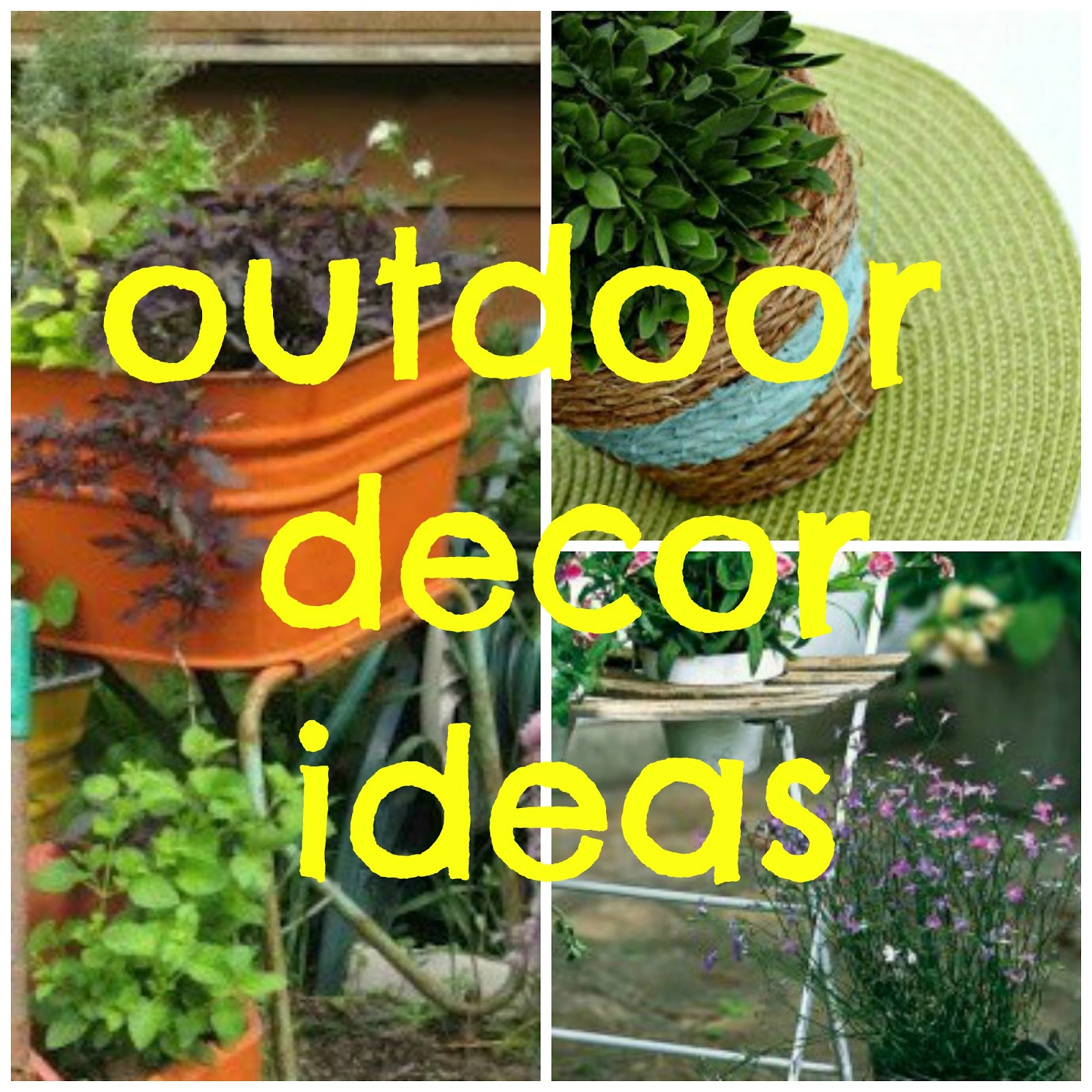 few pretty things: Outdoor decor ideas