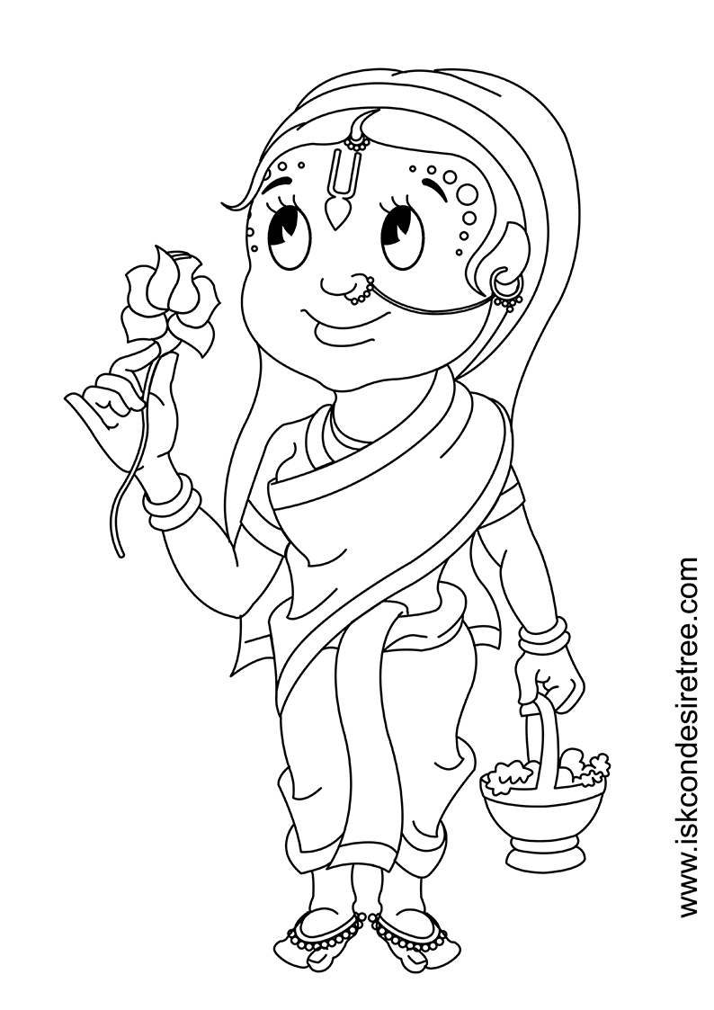 Line Art Radha Krishna : Bhagavat chintan das bhikaji cute krishna line drawing