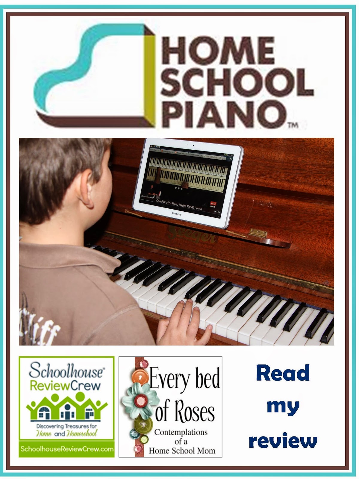 Every Bed of Roses Homeschool Piano {Review}