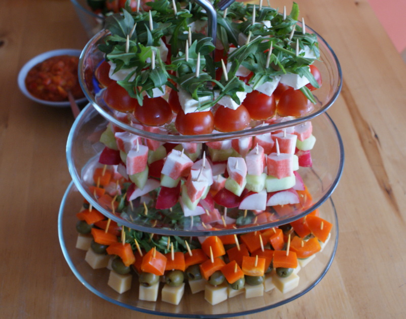 owoce morza Koreczki z surimi