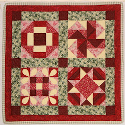 Geraniums and quilts