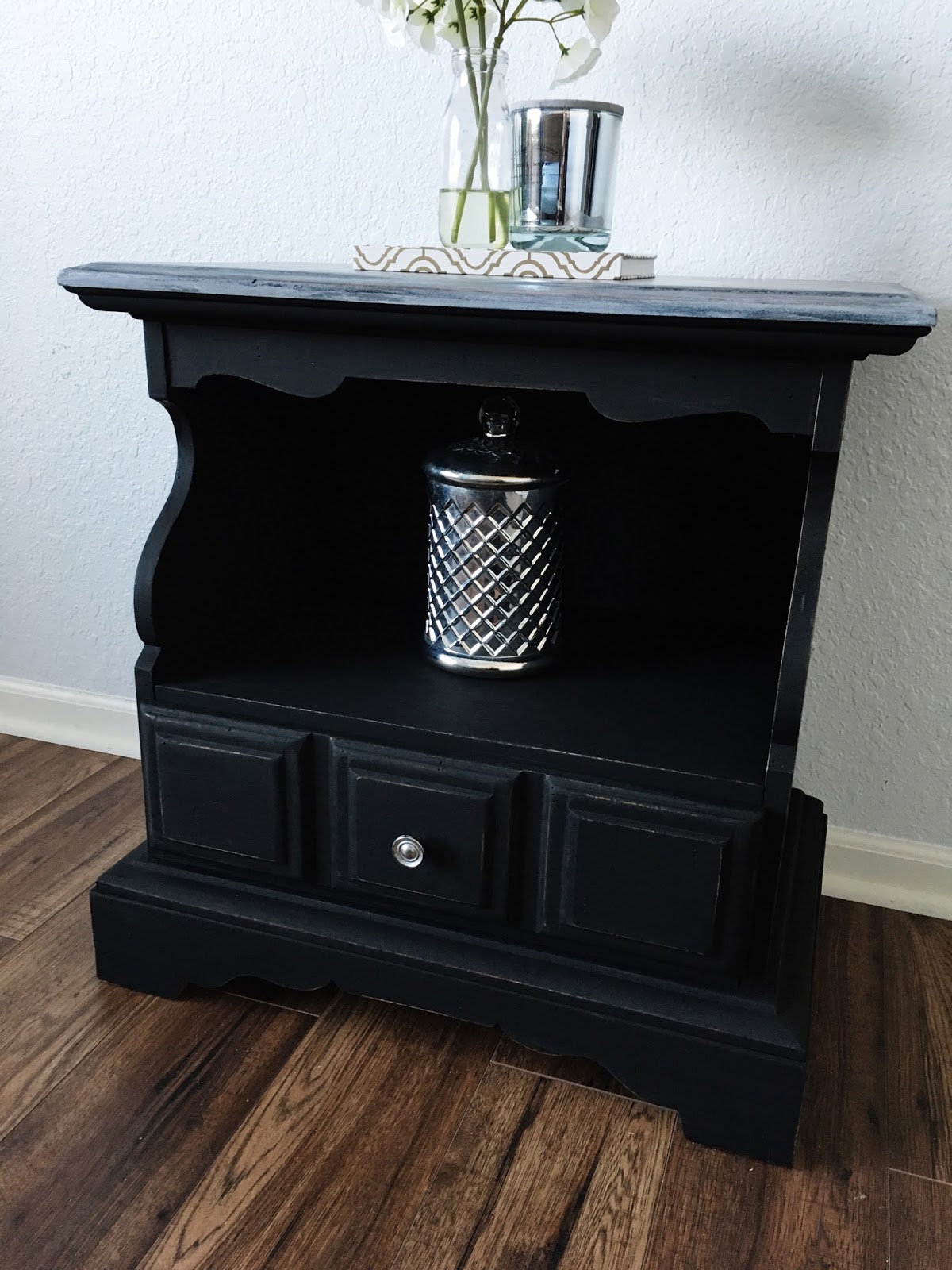 ShayRenovation How To White Wash A Nightstand Redo