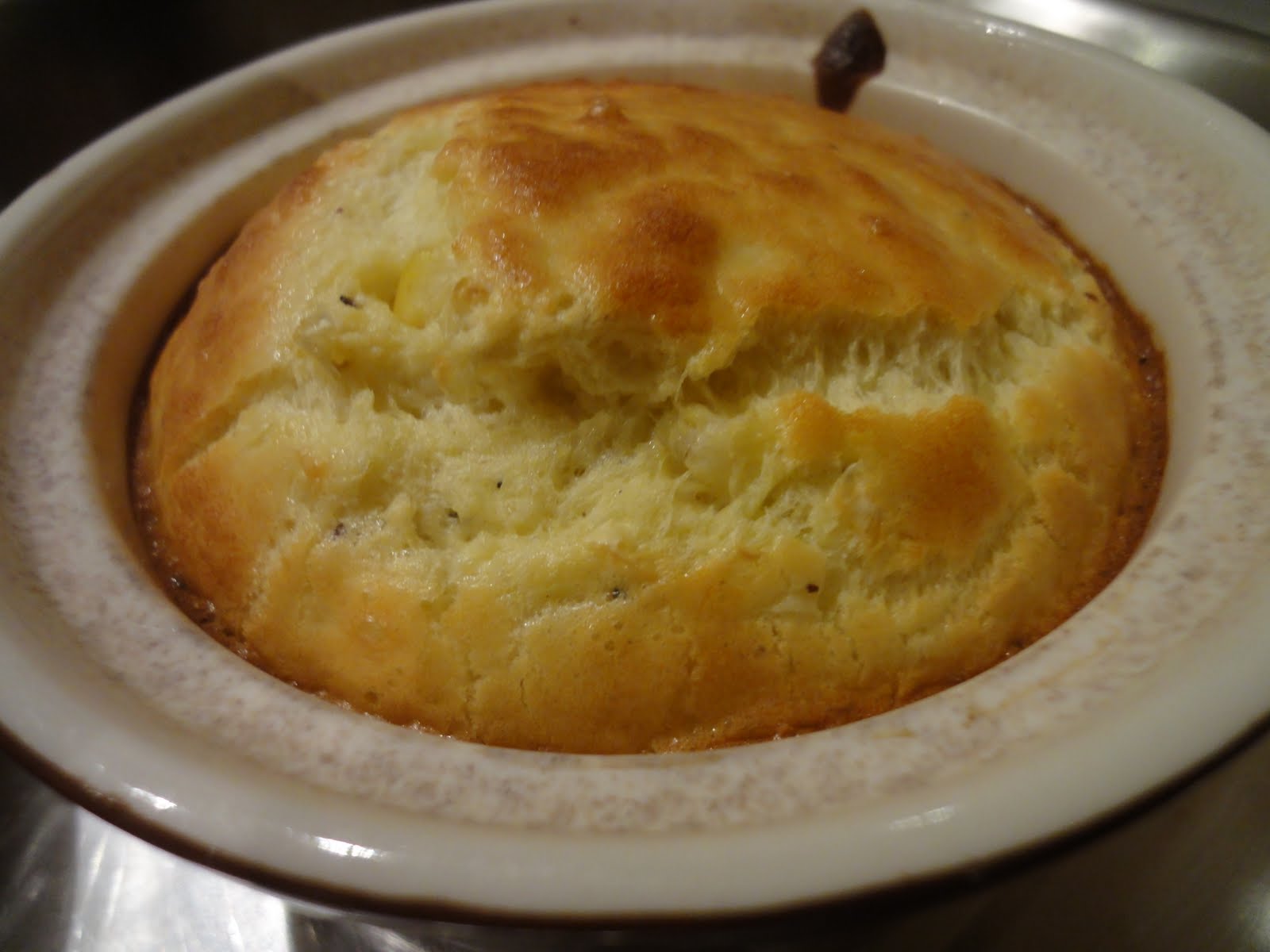 Dinner Party Corn Soufflé for Two Cibo e Vino