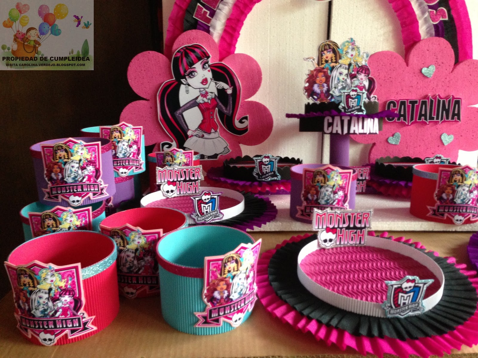 DECORACIONES INFANTILES Monster high