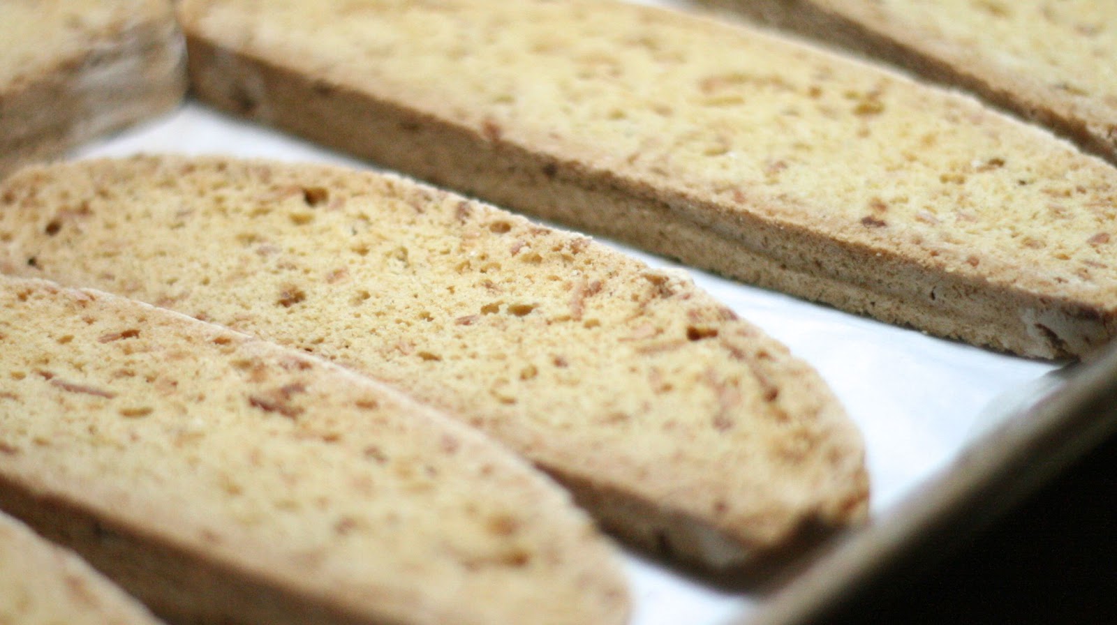 tune 'n fork Lemon and Toasted Coconut Biscotti