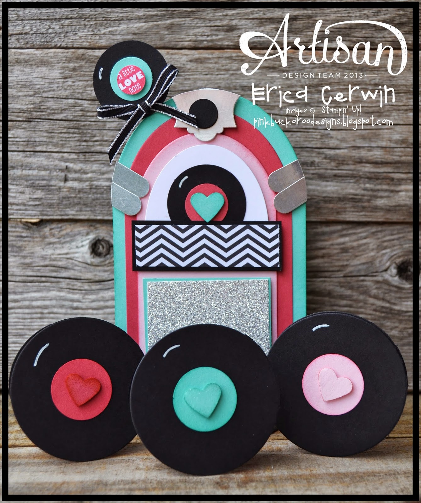 Pink Buckaroo Designs Love Note Juke Box