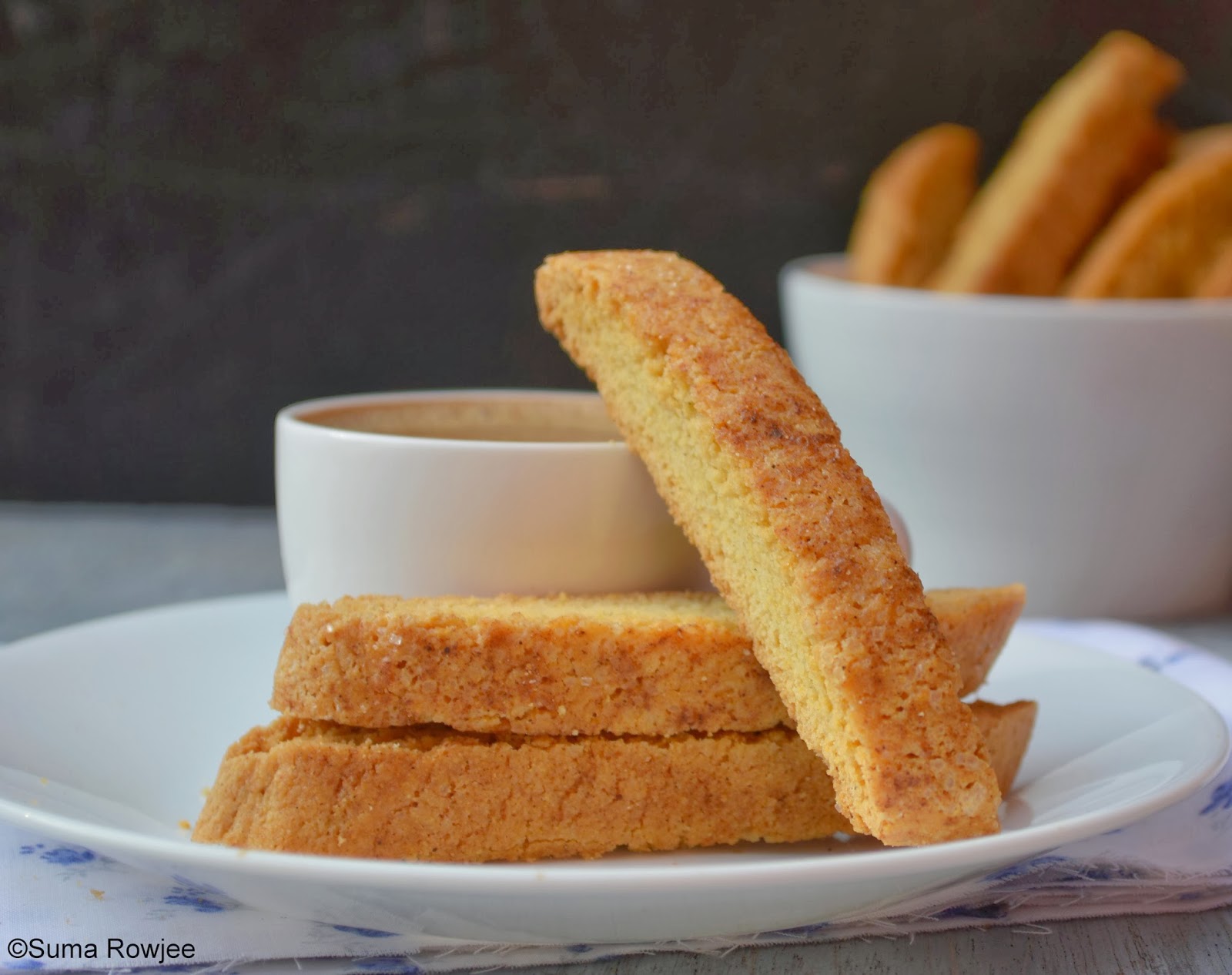 Cakes & More Cinnamon Cornmeal Biscotti