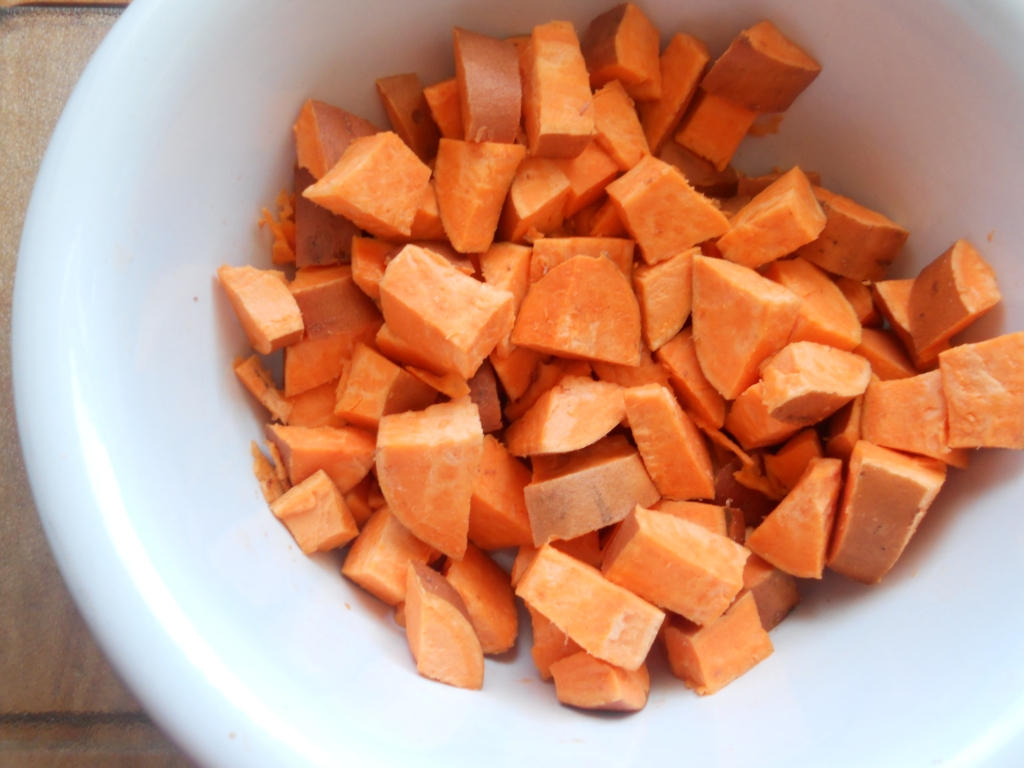 Snacking Squirrel Yam and Walnut Salad