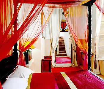 Moroccan Interior Design Wall Decorating Pink: