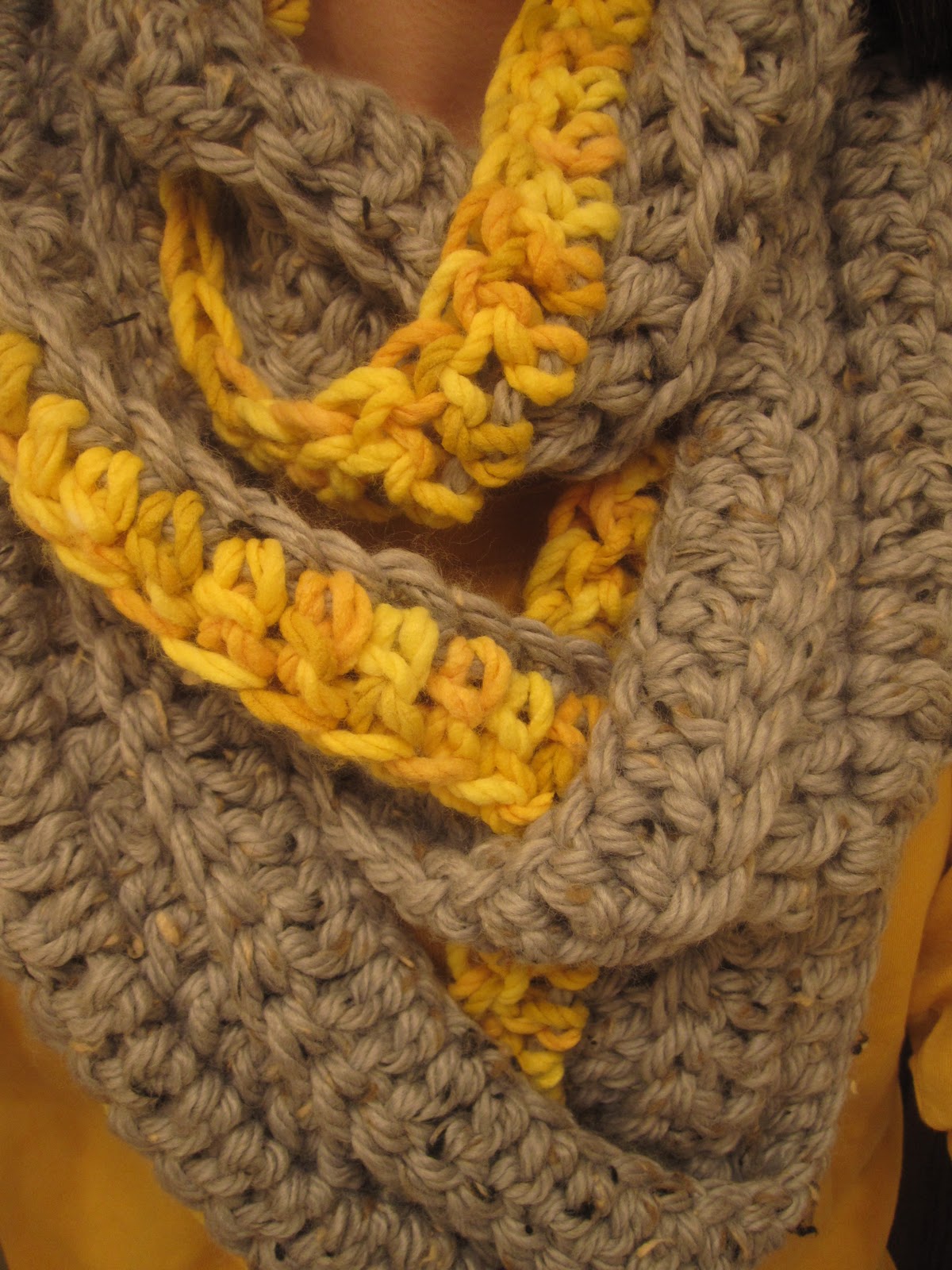 Mommy Said Sew Jumbo Crocheted Circle Scarves