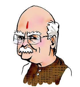 பாஜக ஆட்சியை பிடிக்குமா? LK+Advani+Catoon