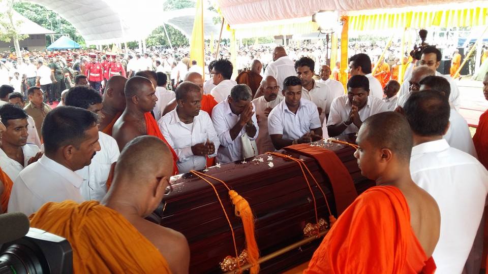Funeral of Late Ven. Maduluwawe Sobitha Thera Sri Lanka Hot Picture Gallery.