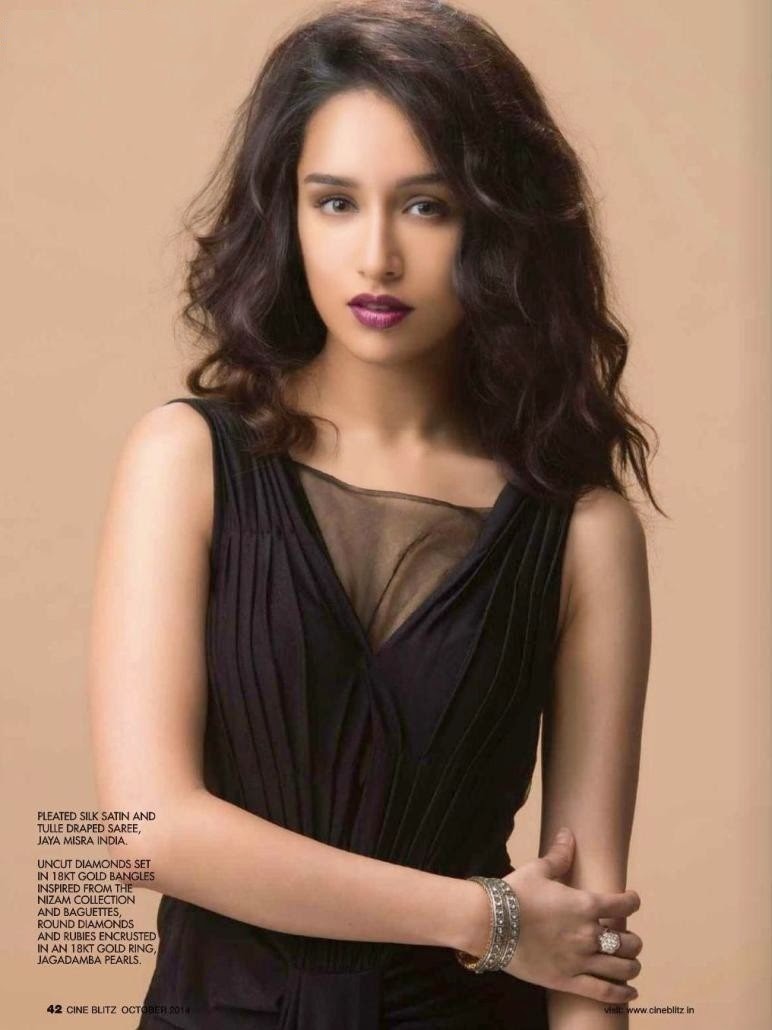 Shraddha Kapoor Photoshoot for Cine Blitz October 2014 Cover - Snow Wide
