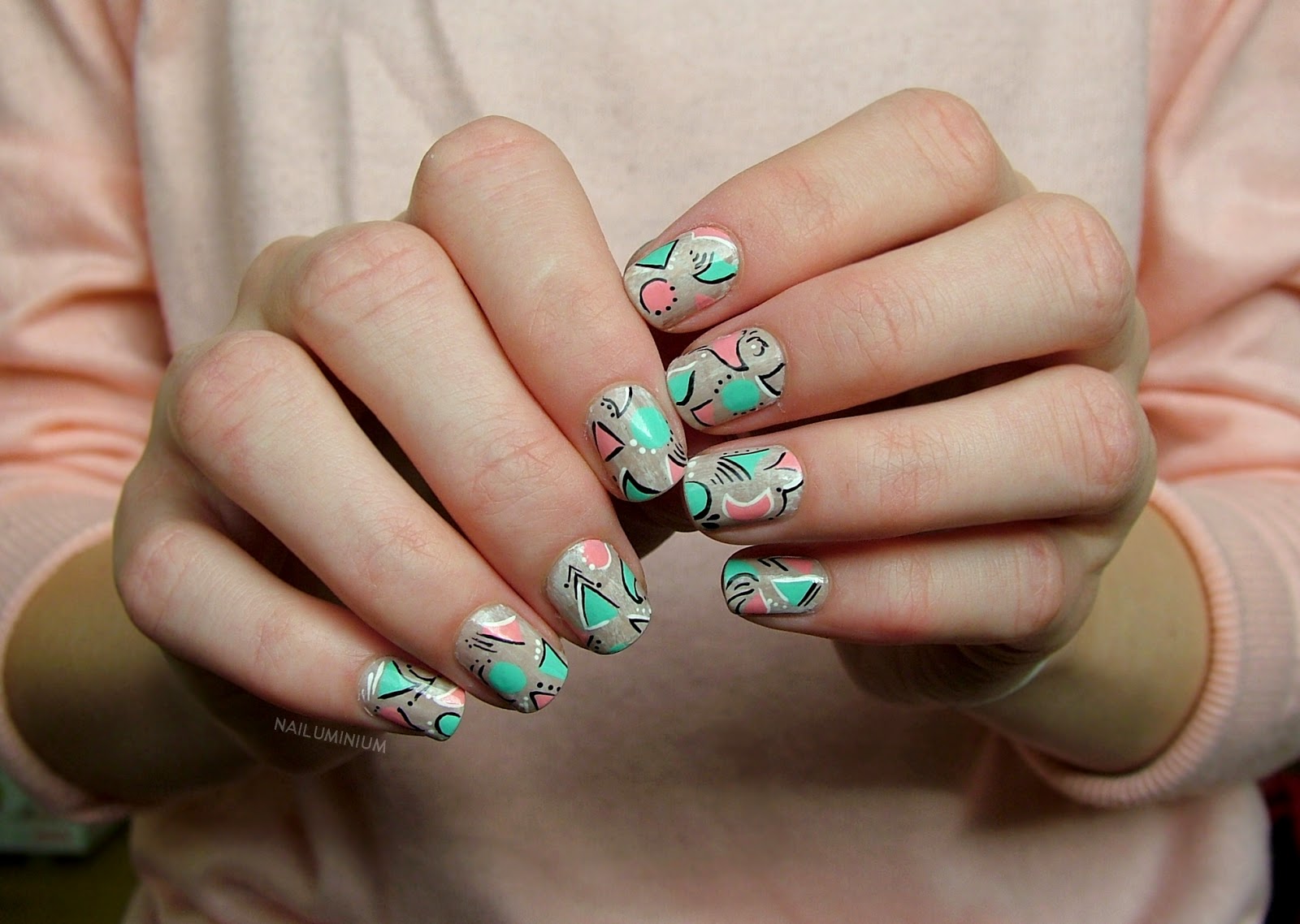 Simple Abstract Nail Art Designs - wide 1