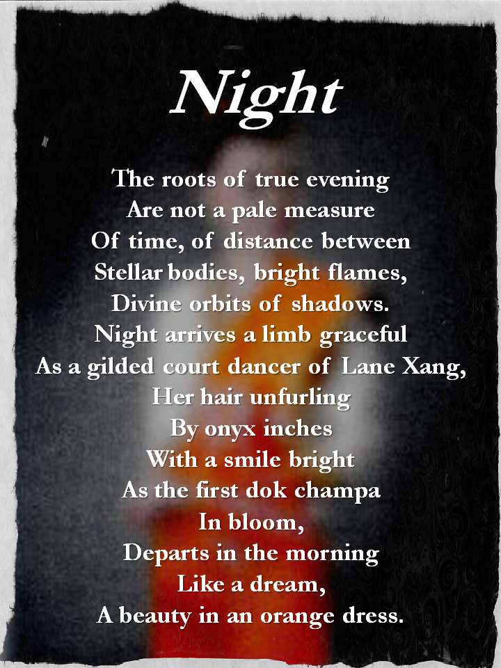 On The Other Side Of The Eye [Poem] Night