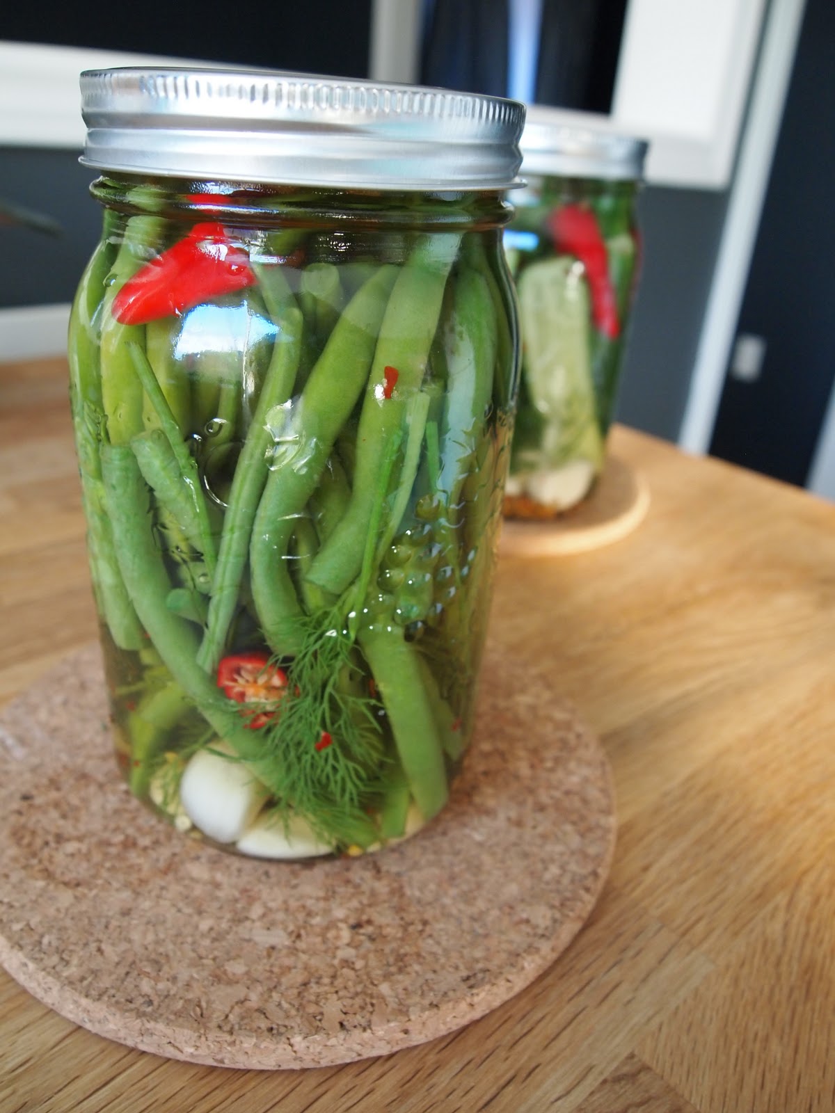 Where the Veggies Are Refrigerator Pickled Green Beans