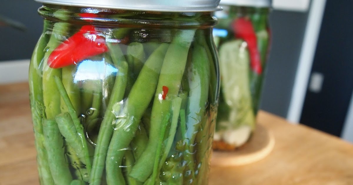 Where the Veggies Are Refrigerator Pickled Green Beans