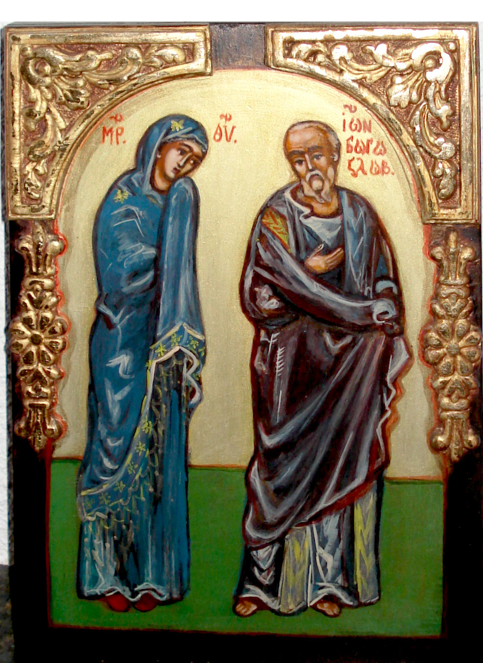 ICONOS ORTODOXOS La Virgen y San Juan