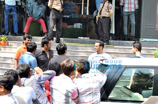 Salman Khan & Suniel Shetty snapped outside Being Human store