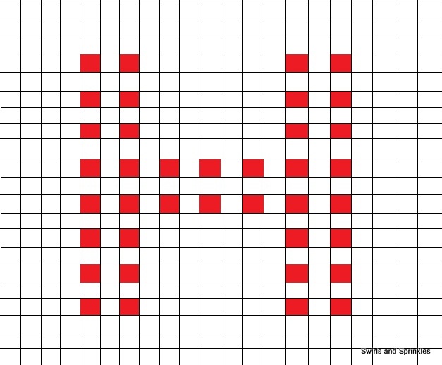 Swirls and Sprinkles Letters F G H I and J