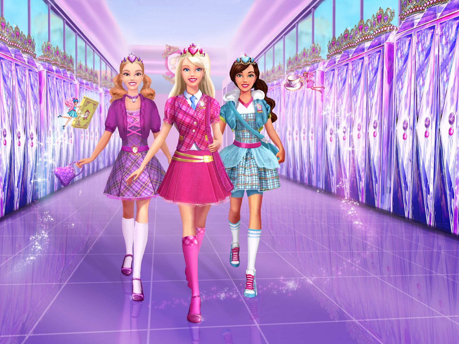 barbie games princess charm school