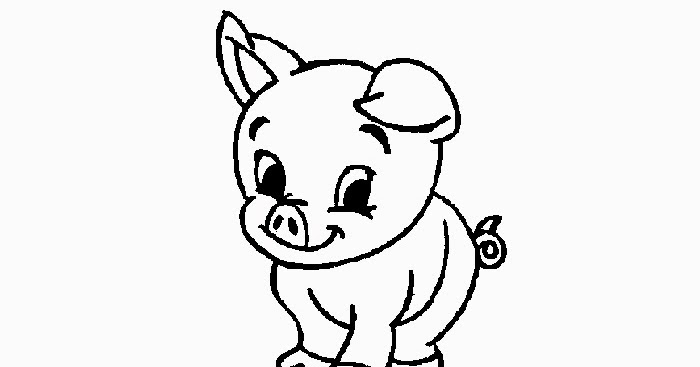 Baby pig coloring pages | Free Coloring Pages and Coloring Books for Kids