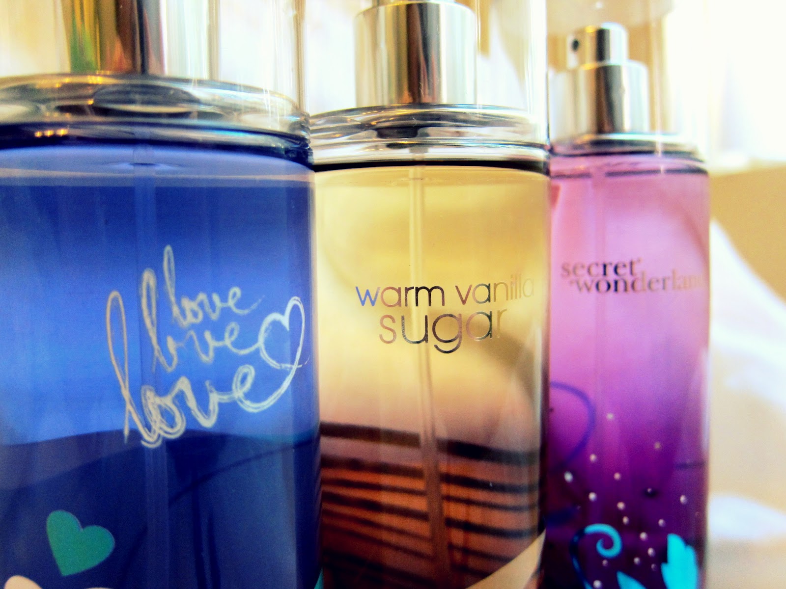 the share bear Bath & Body Works fragrance mists