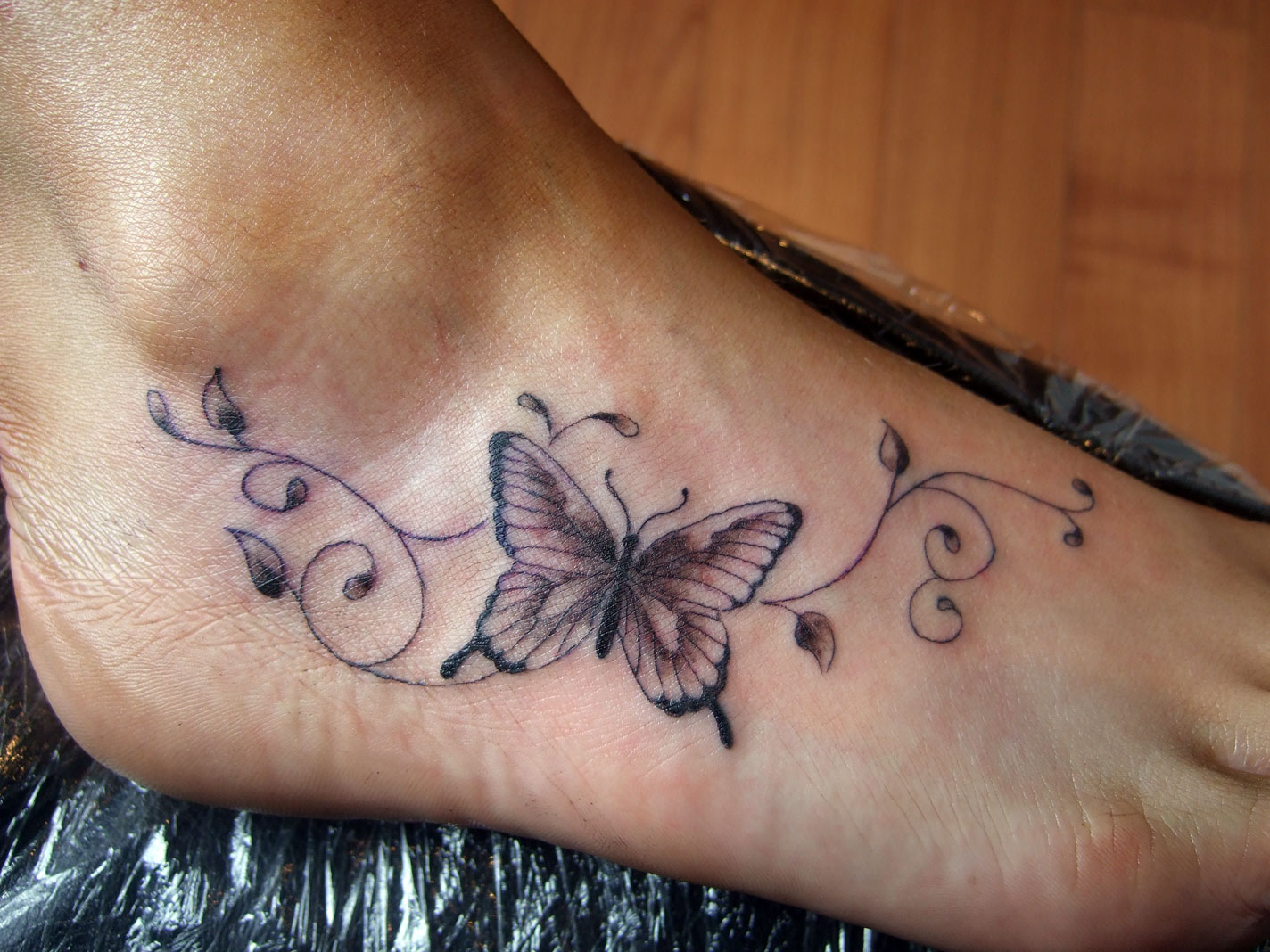 Small Butterfly Tattoo Placement - wide 7