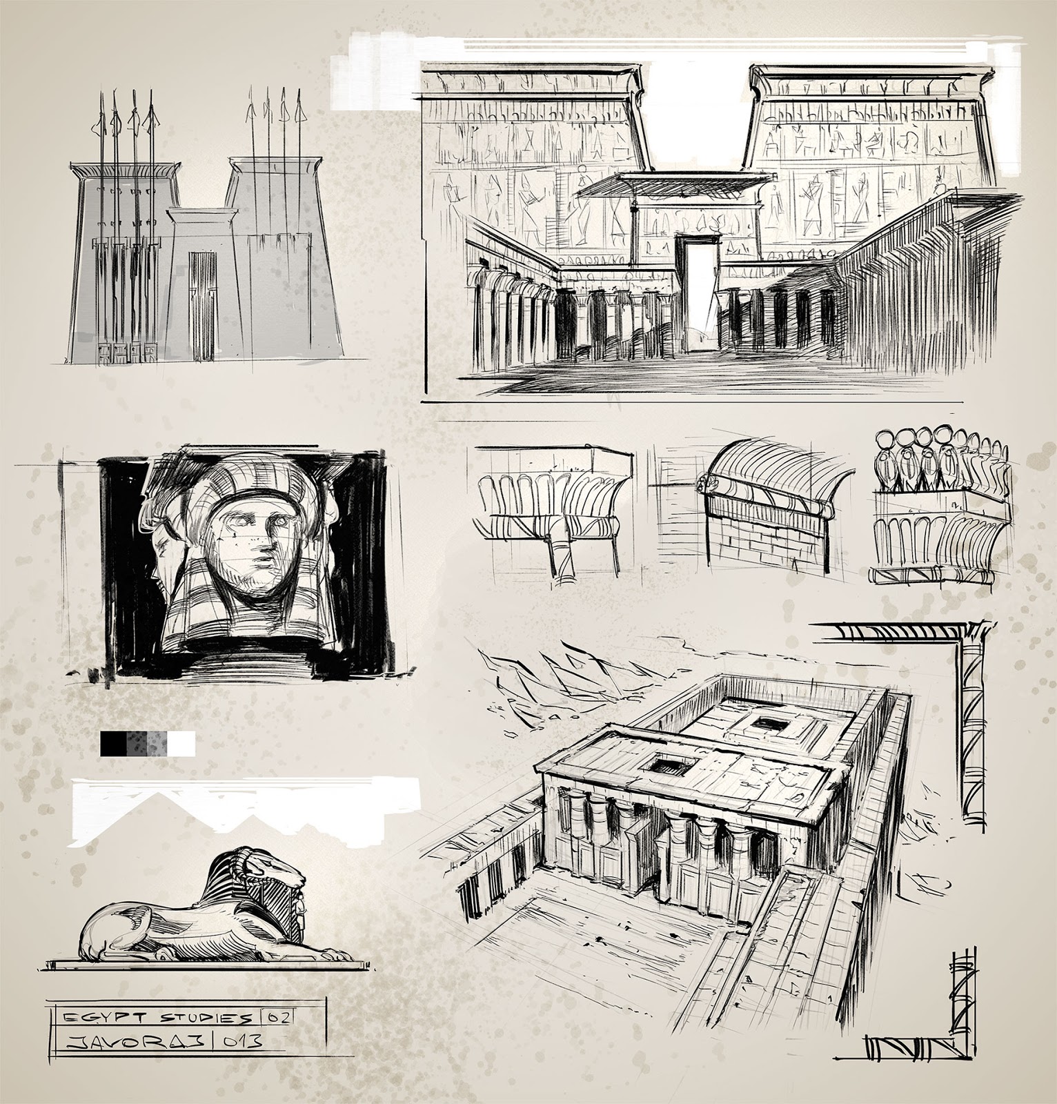Featured image of post Egyptian Architecture Sketches / Architecture in egypt is one of the country&#039;s main tourist attractions as no other place is home to so many pyramids and unusual structures.