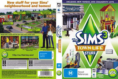 download game, The Sims 3 Town Life Stuff 