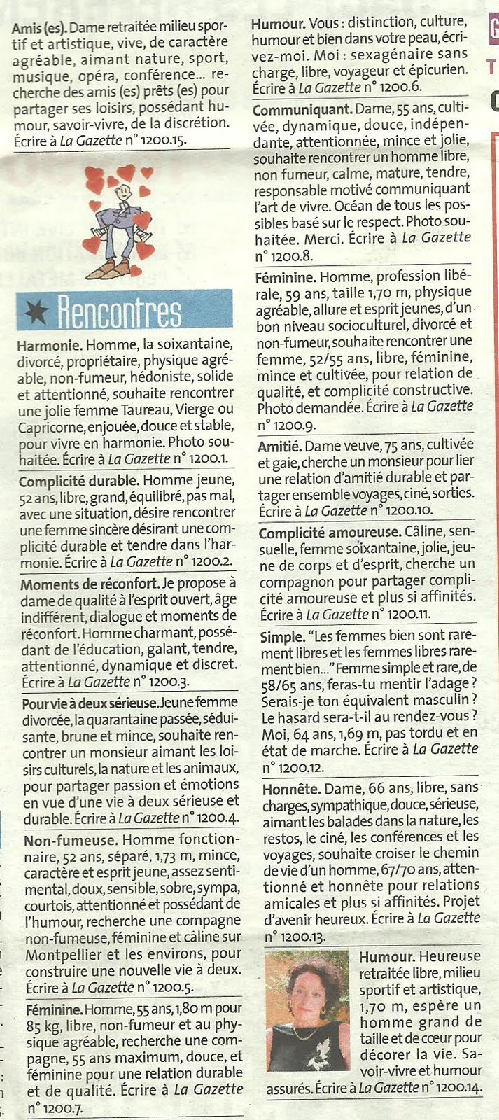 petit annonce pour rencontre