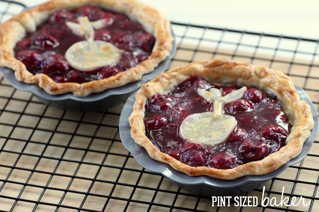 Mini Cherry Pies. The perfect summer dessert for Two. from www.pintsizedbaker.com