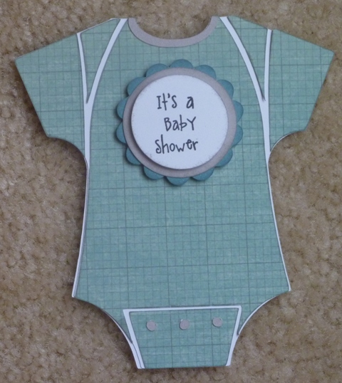 cricut baby shower invitations