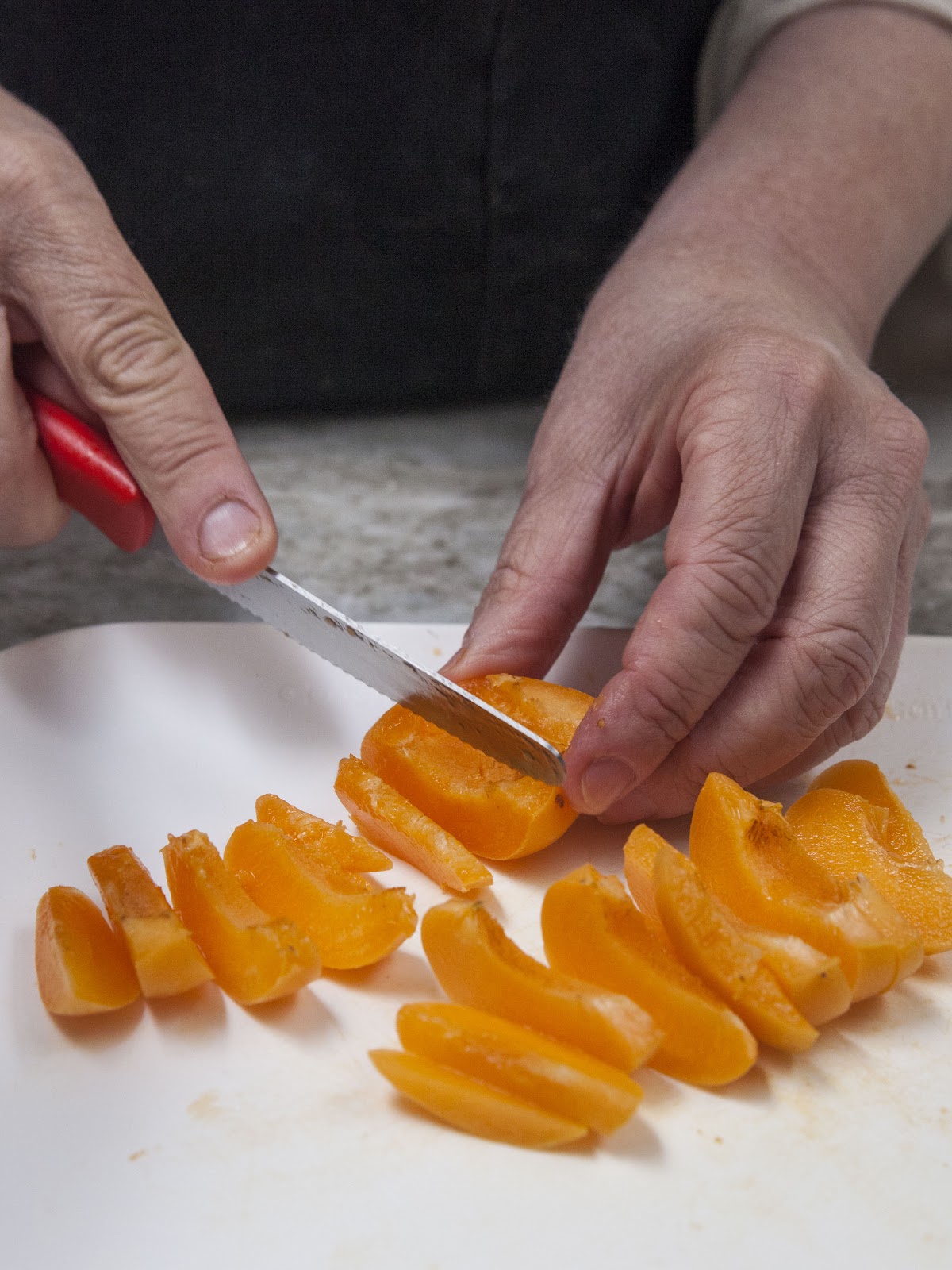 The Colors Of Indian Cooking Fresh or Dried, Making Apricot Chutney Is