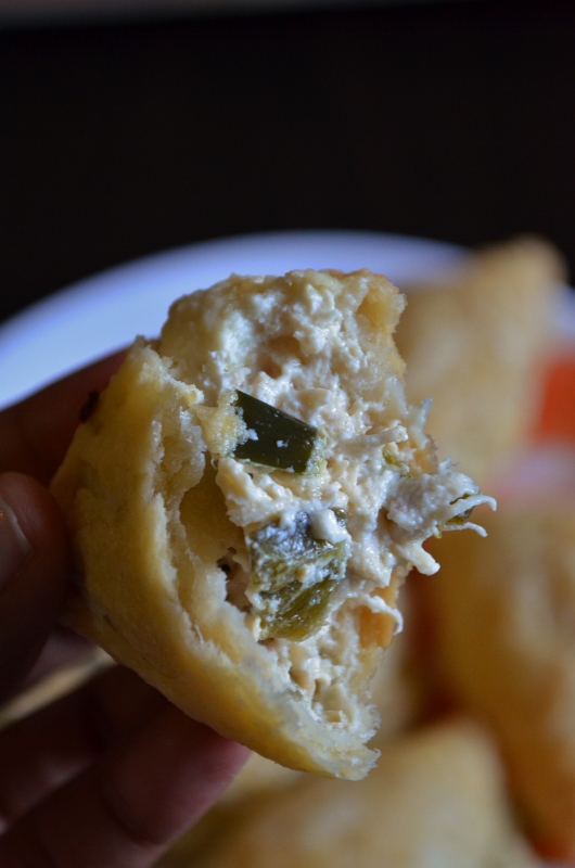For the Love of Dessert Chicken Poblano Cream Cheese Empanadas