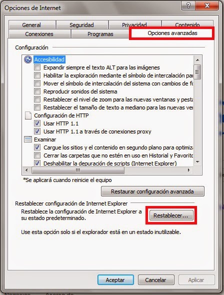 restablecer internet explorer 7 restablecer internet explorer 7