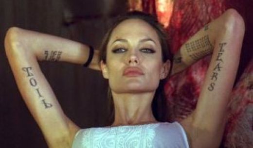 Angelina Jolie tattoos and meanings For her role as a worldclass murderer