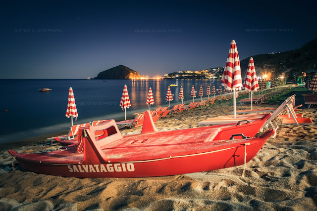 Ischia di Notte, Foto Ischia, Spiaggia dei Maronti, Spiaggia dei Maronti di notte, Estate, Summer, Paesaggi Ischitani, Moon, Luna, La luce della Luna, 