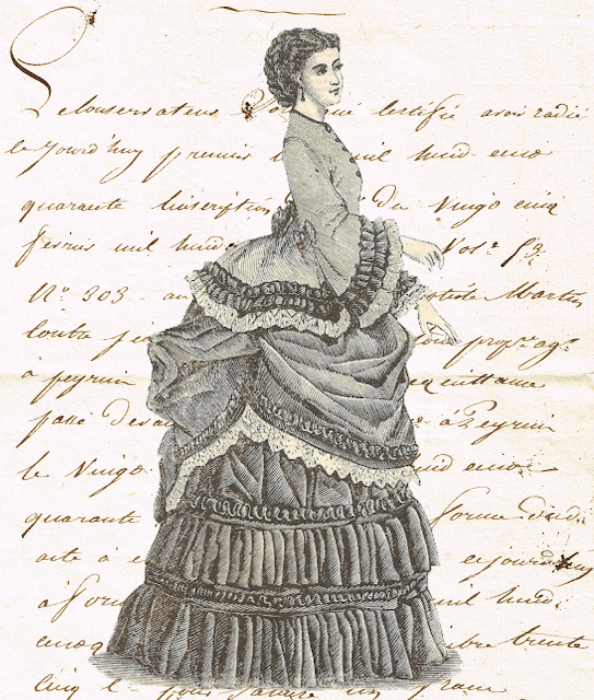 Antique French Fashion Gown Illustrations Royalty Free Graphics via Knick of Time Antique French Fashion Gown Illustrations Royalty Free Graphics via Knick of Time