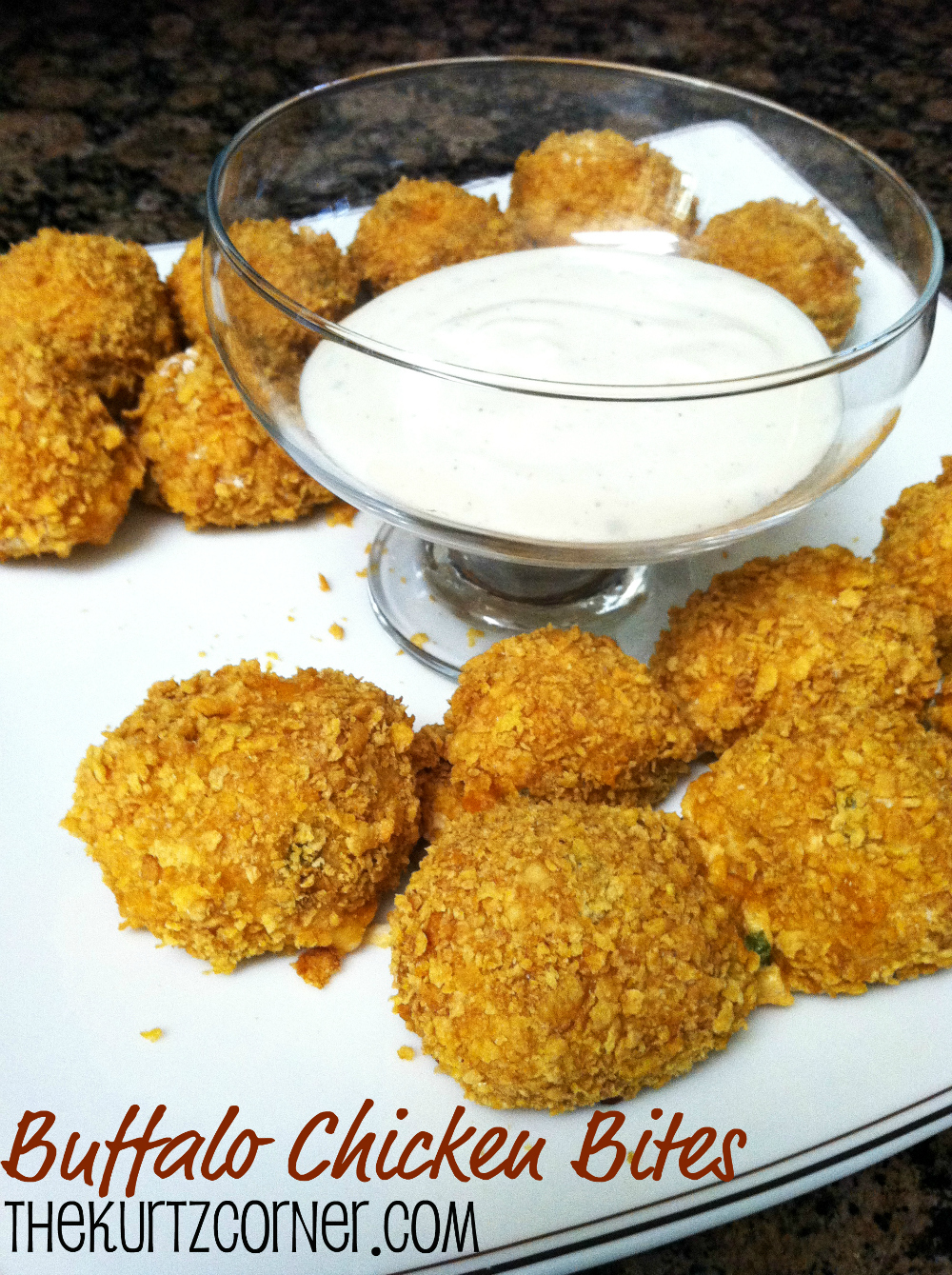 The Kurtz Corner Baked Buffalo Chicken Bites