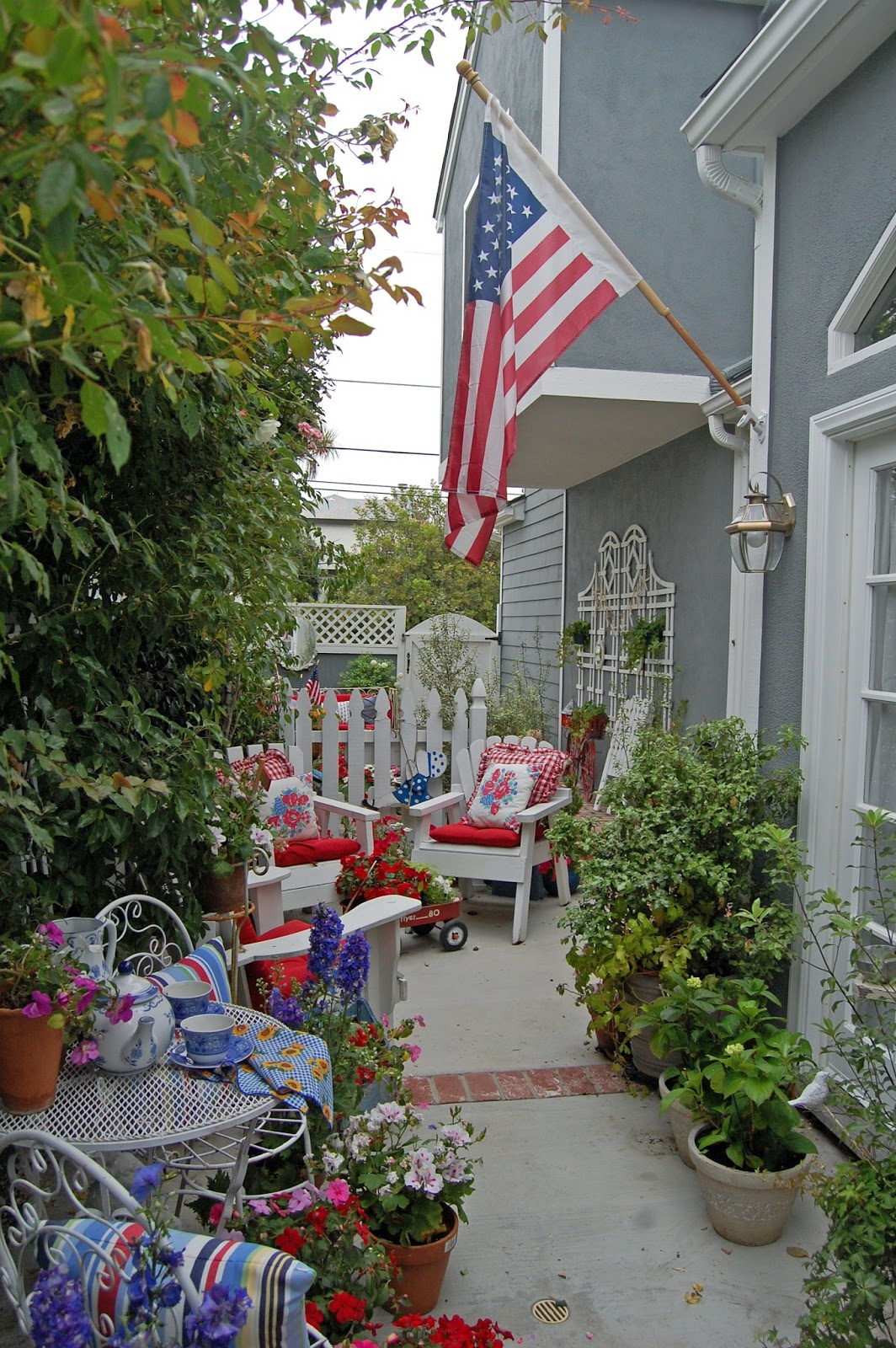 My Painted Garden Flags In My Garden