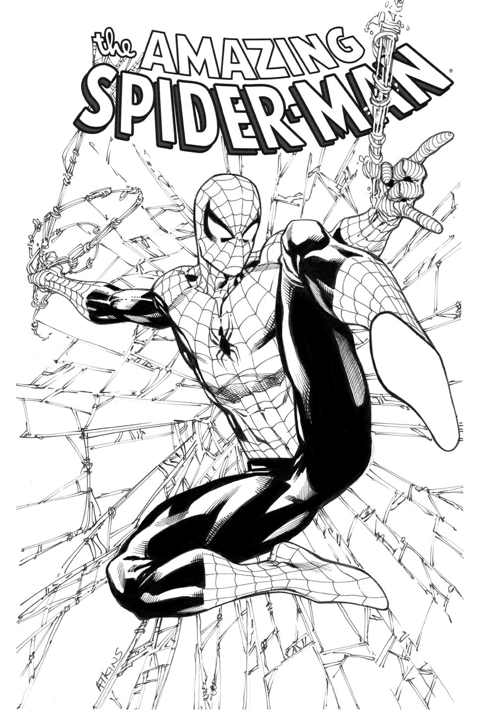 Robert Atkins Art: Spider-Man 1st grade...