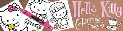 HELLO KITTY COLORING: GET WELL SOON COLORING SHEET HELLO KITTY