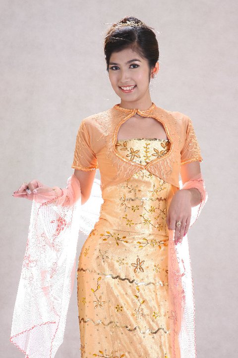 Myanmar Fashion Dress Cute Burmese Girls Models And Actress