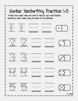Handwriting Practice Numbers