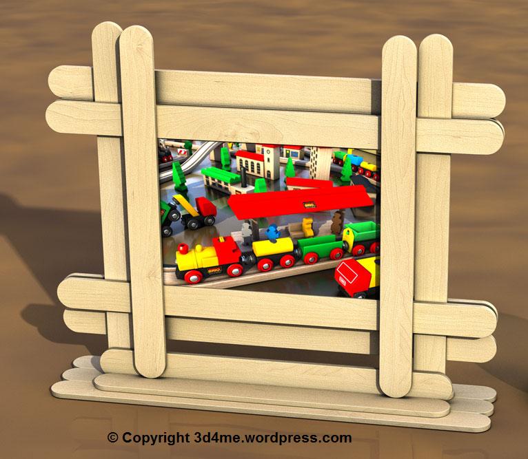 Scribbles Ice Cream Stick Art Materials and Equipment