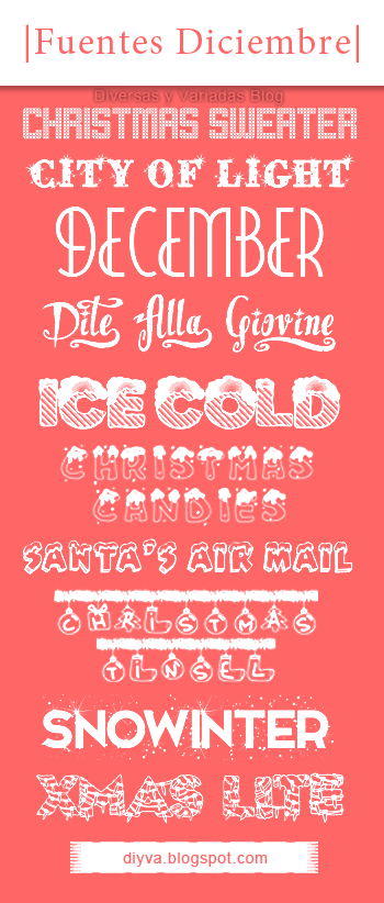 December Fonts