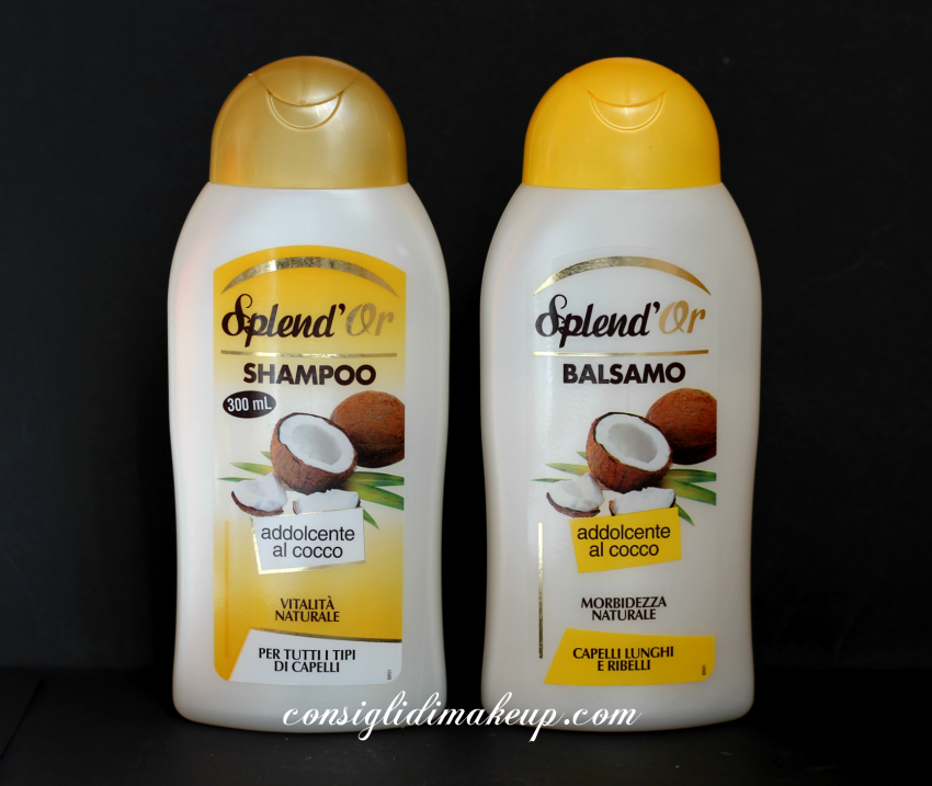 splend'or balsamo shampoo addolcente cocco recensione