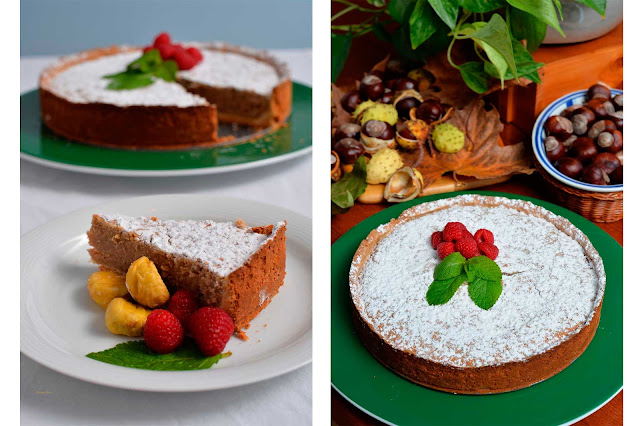 chestnut cake recipe pastel de castañas receta autumn fall otoño